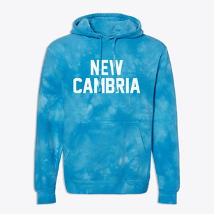 New Cambria Kansas Classic Block Premium Tie-Dye Hoodie