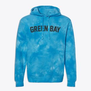 Green Bay Wisconsin Classic Curve Premium Tie-Dye Hoodie