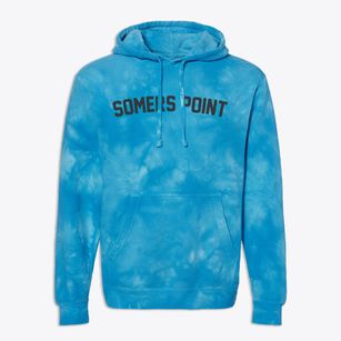 Somers Point New Jersey Classic Curve Premium Tie-Dye Hoodie