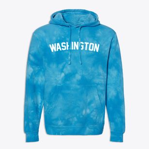 Washington Virginia Classic Curve Premium Tie-Dye Hoodie
