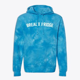 Breaux Bridge Louisiana Classic Curve Premium Tie-Dye Hoodie