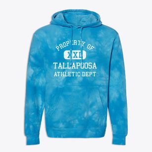 Tallapoosa Georgia Athletic Dept Premium Tie-Dye Hoodie