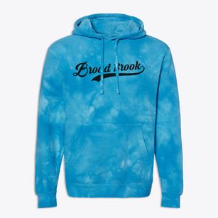 Broad Brook Connecticut Vintage Team Premium Tie-Dye Hoodie