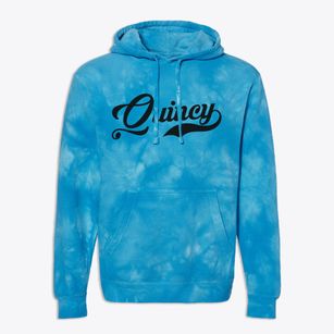 Quincy California Vintage Team Premium Tie-Dye Hoodie