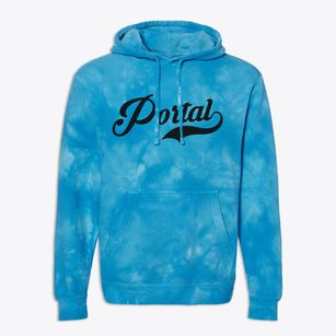 Portal North Dakota Vintage Team Premium Tie-Dye Hoodie