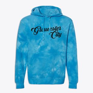 Gloucester City New Jersey Vintage Team Premium Tie-Dye Hoodie