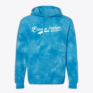 Breaux Bridge Louisiana Vintage Team Premium Tie-Dye Hoodie