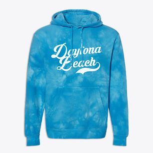 Daytona Beach Florida Vintage Team Premium Tie-Dye Hoodie
