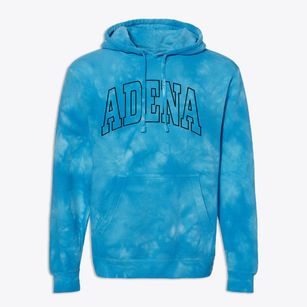 Adena Ohio Trendy Block Premium Tie-Dye Hoodie