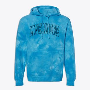 Livermore California Trendy Block Premium Tie-Dye Hoodie