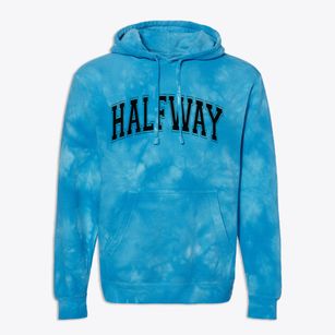 Halfway Oregon Varsity Premium Tie-Dye Hoodie
