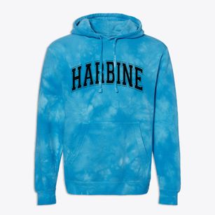 Harbine Nebraska Varsity Premium Tie-Dye Hoodie