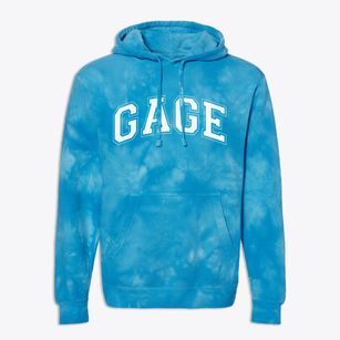 Gage Oklahoma Varsity Premium Tie-Dye Hoodie