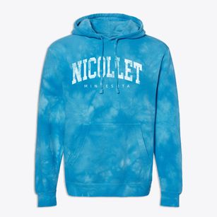 Nicollet Minnesota Urban Vibe Premium Tie-Dye Hoodie