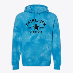 Fairlawn Virginia Star Premium Tie-Dye Hoodie