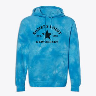 Somers Point New Jersey Star Premium Tie-Dye Hoodie