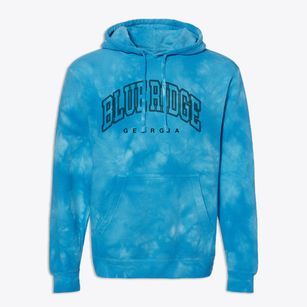 Blue Ridge Georgia Inline Premium Tie-Dye Hoodie