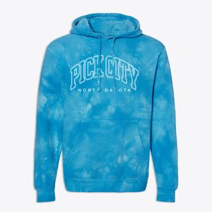 Pick City North Dakota Inline Premium Tie-Dye Hoodie