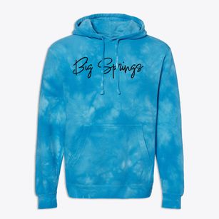 Big Springs Tennessee Freestyle Premium Tie-Dye Hoodie