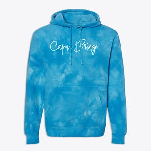 Capon Bridge West Virginia Freestyle Premium Tie-Dye Hoodie