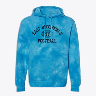East Bloomfield New York Football Premium Tie-Dye Hoodie
