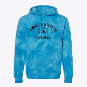Horseleg Estates Georgia Football Premium Tie-Dye Hoodie