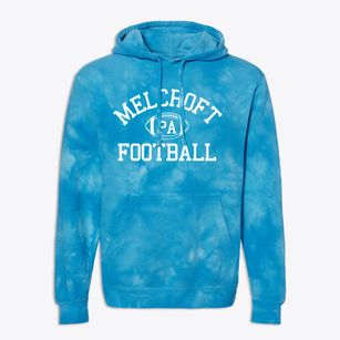 Melcroft Pennsylvania Football Premium Tie-Dye Hoodie