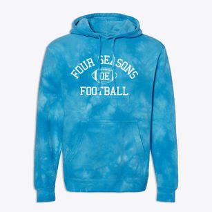 Four Seasons Delaware Football Premium Tie-Dye Hoodie