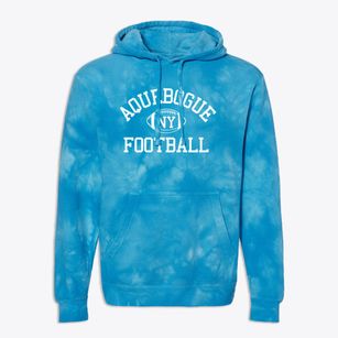 Aquebogue New York Football Premium Tie-Dye Hoodie