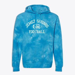 Jemez Springs New Mexico Football Premium Tie-Dye Hoodie