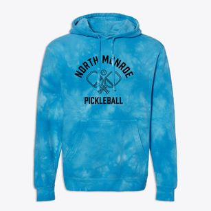 North Monroe Maine Pickleball Premium Tie-Dye Hoodie