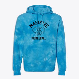 Manistee Michigan Pickleball Premium Tie-Dye Hoodie