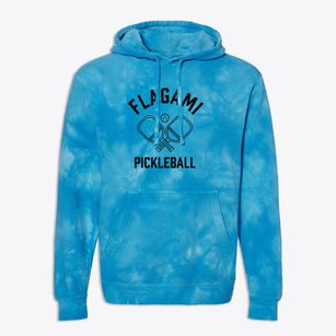 Flagami Florida Pickleball Premium Tie-Dye Hoodie