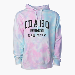 Idaho New York Classic Established Premium Tie-Dye Hoodie