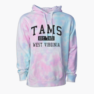 Tams West Virginia Classic Established Premium Tie-Dye Hoodie