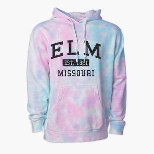 Elm Missouri Classic Established Premium Tie-Dye Hoodie