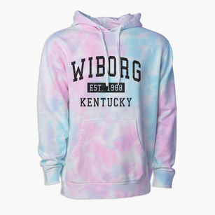 Wiborg Kentucky Classic Established Premium Tie-Dye Hoodie