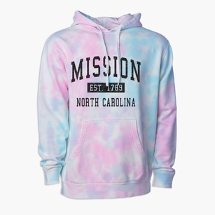Mission North Carolina Classic Established Premium Tie-Dye Hoodie