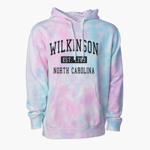 Wilkinson North Carolina Classic Established Premium Tie-Dye Hoodie