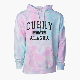 Curry Alaska Classic Established Premium Tie-Dye Hoodie