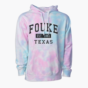 Fouke Texas Classic Established Premium Tie-Dye Hoodie