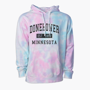 Donehower Minnesota Classic Established Premium Tie-Dye Hoodie