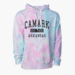 Camark Arkansas Classic Established Premium Tie-Dye Hoodie