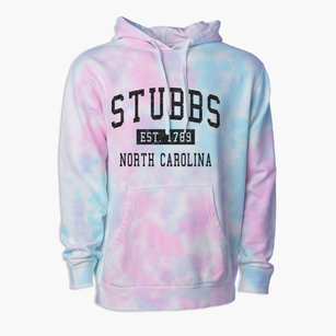 Stubbs North Carolina Classic Established Premium Tie-Dye Hoodie