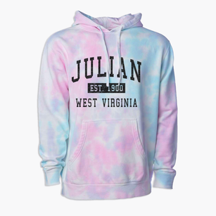 Julian West Virginia Classic Established Premium Tie-Dye Hoodie