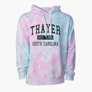 Thayer South Carolina Classic Established Premium Tie-Dye Hoodie