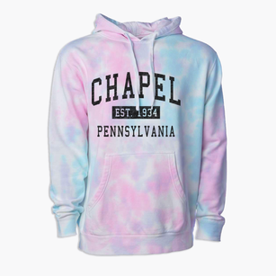 Chapel Pennsylvania Classic Established Premium Tie-Dye Hoodie