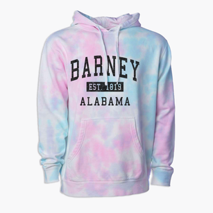 Barney Alabama Classic Established Premium Tie-Dye Hoodie