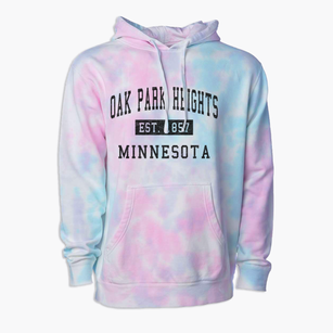 Oak Park Heights Minnesota Classic Established Premium Tie-Dye Hoodie