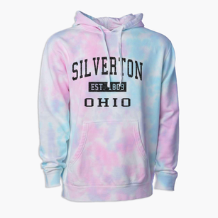 Silverton Ohio Classic Established Premium Tie-Dye Hoodie